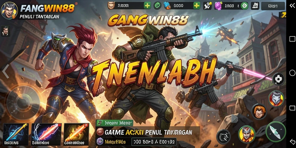 Tampilan intens gameplay FANGWIN88 yang mendebarkan dan penuh aksi.