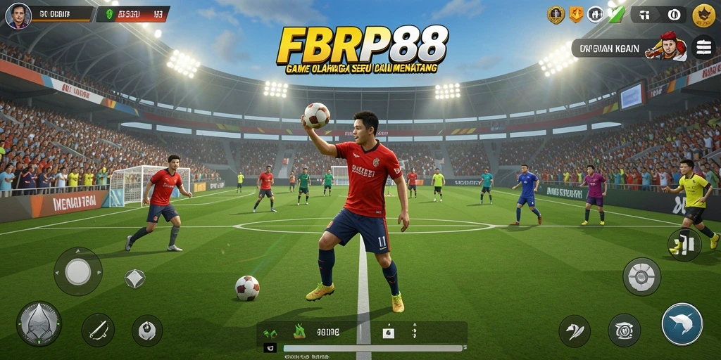 Tampilan aksi olahraga yang seru dalam FBRP88.