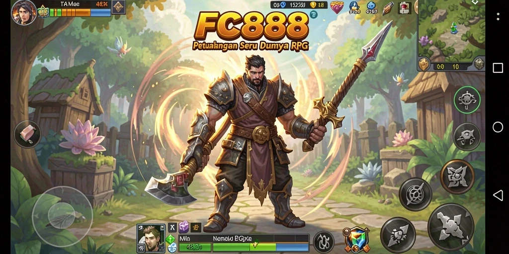 Gameplay menegangkan dan menawan dari FC888 yang membawa Anda ke dunia RPG.