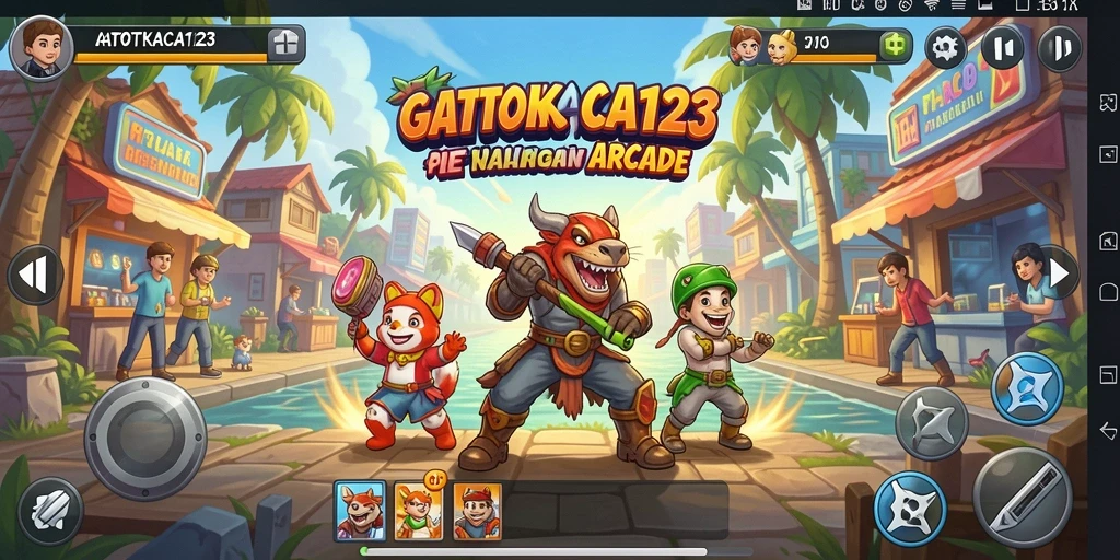 Gameplay seru dan menantang di GATOTKACA123.
