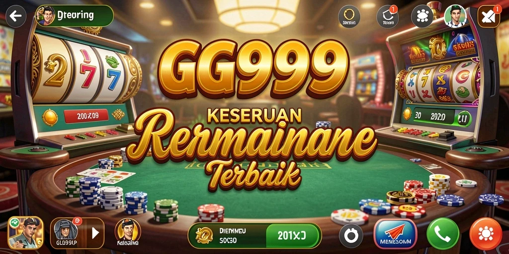 Screenshot gameplay GG999 menampilkan aksi seru permainan Kasino.