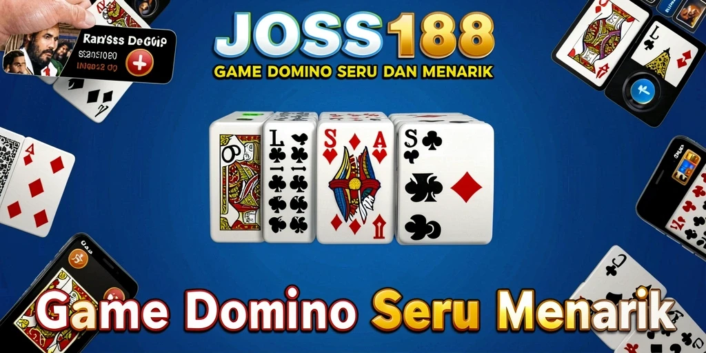 Screenshot gameplay JOSS188 yang menampilkan serunya bermain Domino.