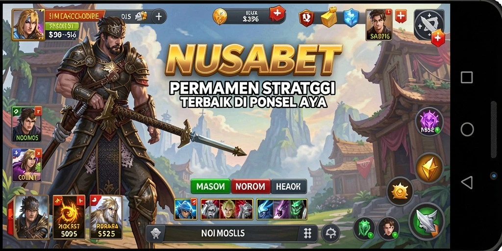 Tampilan gameplay NUSABET yang menarik dan penuh strategi.
