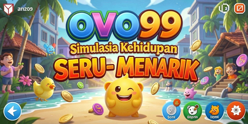Tampilan gameplay yang menarik dan interaktif dari OVO99.