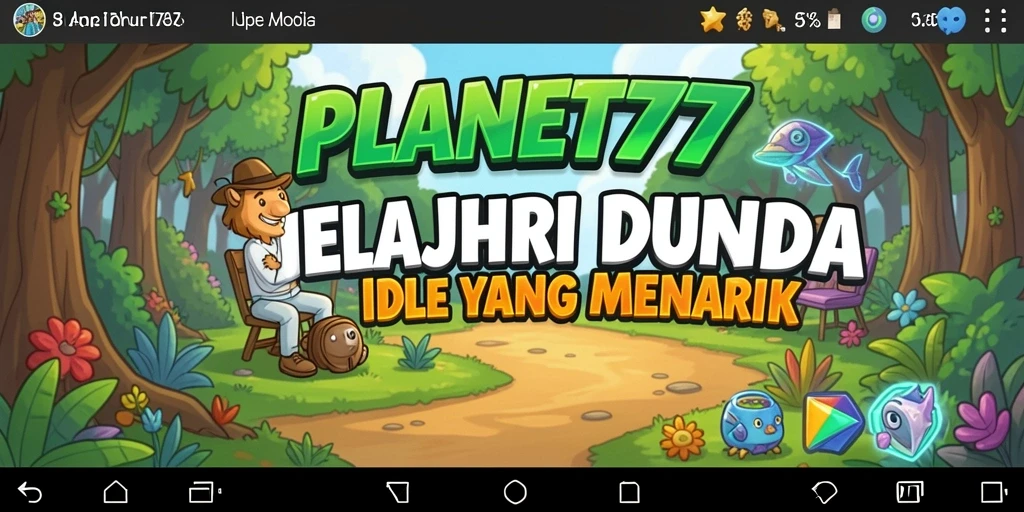Tampilan gameplay <strong>PLANET77</strong> yang menawan dan penuh petualangan.