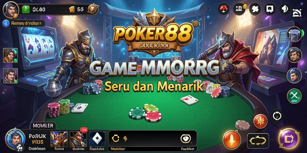 Screenshot gameplay seru dari POKER88 yang menarik perhatian.