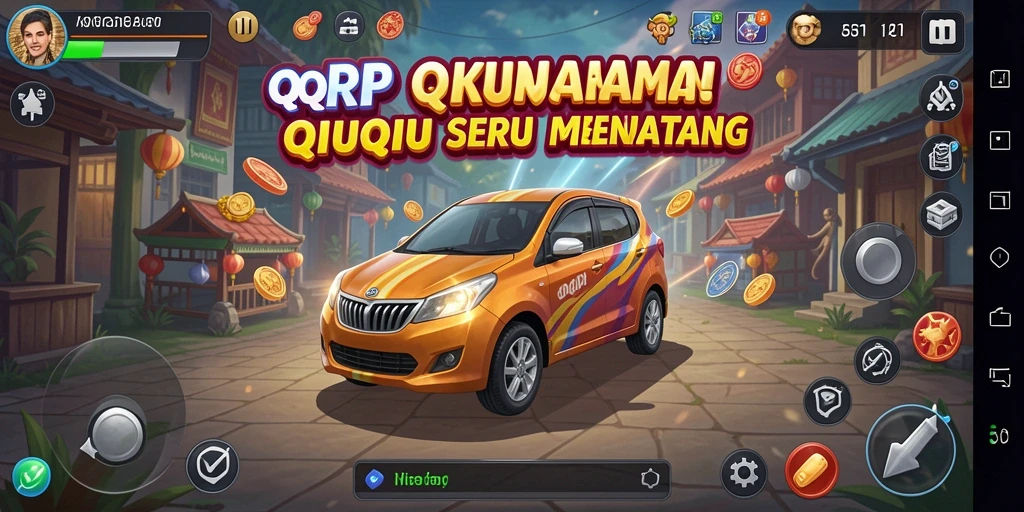 Gameplay QiuQiu yang seru dan kompetitif di QQRP.
