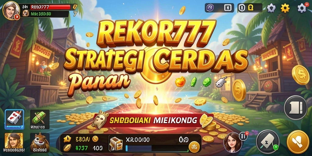 Tampilan gameplay yang menegangkan di REKOR777.