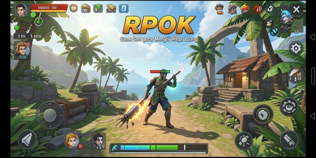 Screenshot menampilkan gameplay menarik RPOK dengan tantangan Casual.