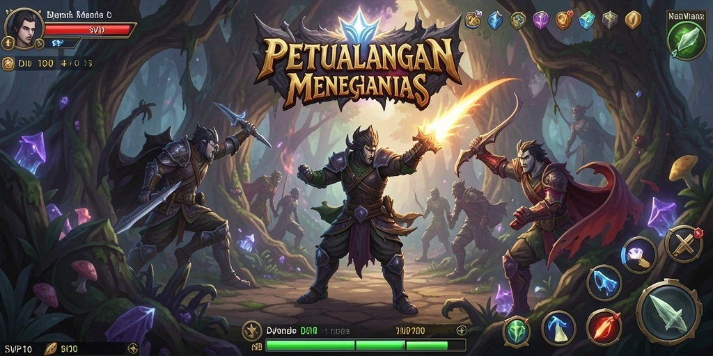 Screenshot SVIP10 menampilkan aksi seru dalam dunia petualangan.